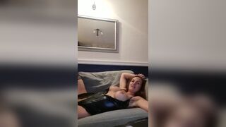 Riding his cock deep