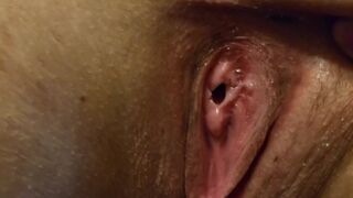 I get bent over, spanked, and stuffed...Then I leave a mess after he fills me deep.