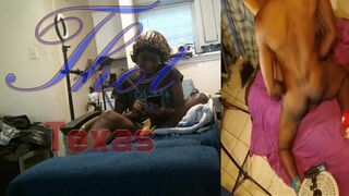 Thot in Texas - Black Ebony Milf Getting Fucked By the Fellas