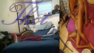 Thot in Texas - Black Ebony Milf Getting Fucked By the Fellas