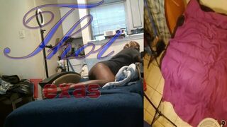 Thot in Texas - Black Ebony Milf Getting Fucked By the Fellas