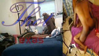 Thot in Texas - Black Ebony Milf Getting Fucked By the Fellas