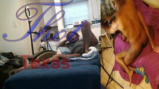 Thot in Texas - Black Ebony Milf Getting Fucked By the Fellas