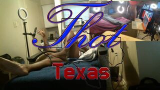 Thot in Texas - Black Ebony Milf Loves to Give Away Pussy For BBCs