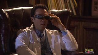 A horny blonde with small tits comes to the doctor searching for help