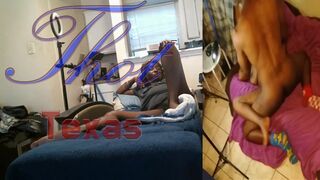 Thot in Texas - Legs Wide Open Hairy Pussy Fuck