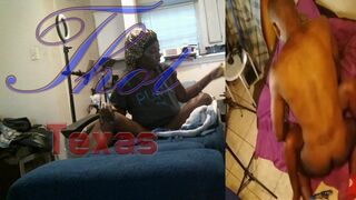 Thot in Texas - Legs Wide Open Hairy Pussy Fuck