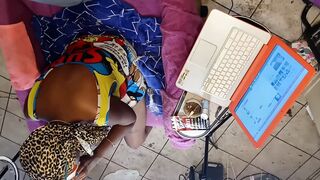 Thot in Texas - She forgot camera was on Black Ebony Homemade Amateur Hot Milf - 1 image