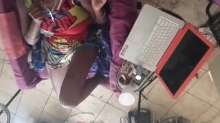 Thot in Texas - She forgot camera was on Black Ebony Homemade Amateur Hot Milf - 8 image