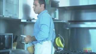 Attractive inexperienced blonde with small tits fucked by cowboys big hard dick