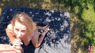 I got creampied in my front yard - Brooke Foxxx - POV, Cumshot, Babe