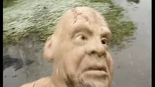 Fat woman fucked outdoors in the mud