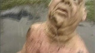 Fat woman fucked outdoors in the mud