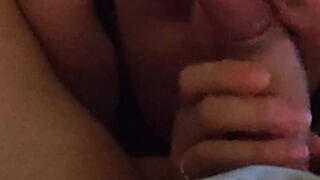 Stepmom sees my cock when she wakes up, eats it and we fuck - 7 image