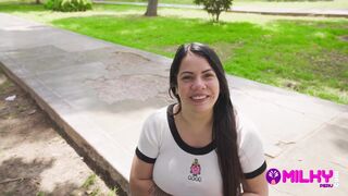 Luhana milf with huge tits fucks with a stranger because her boyfriend was unfaithful