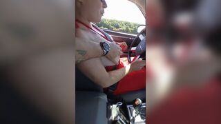 BBW milf craves to take a dick ride in the car