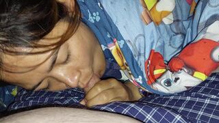 Asian Blowjob Queen BJ and Huge Cum Load