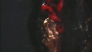 Brunette witch takes on 2 large cocks - 5 image