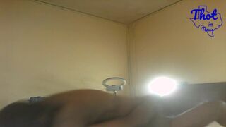 Thot in Texas - Shaved Pussy Big Wobbly Booty Black Ebony MILF Real Hot Ass - 9 image