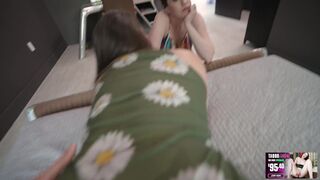 Amiee Cambridge and Melanie Hicks in Fucking My Stuck Step Sisters