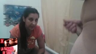 The stepmother wants her ass to be opened