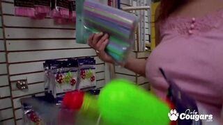 MILF WIth Huge Saggy Tits Gets A Proper Pussy Pounding  - Rebecca Lane