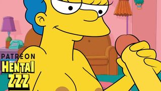 A HANDJOB WHILE HOMER IS NOT AT HOME (THE SIMPSONS)