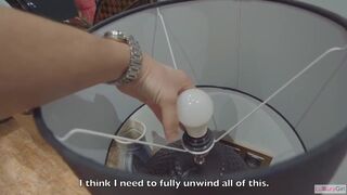 Sexy MILF with big natural tits rides dick