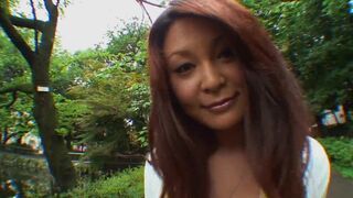 Japanese Asian shy mother is persuaded to have sex with several sick guys - 2 image