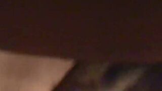 Ebony teen cums to play POV