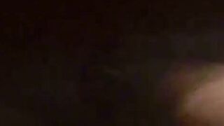 Ebony teen cums to play POV