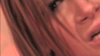 Sexy babe getting her pussy banged hard after sucking a dick on the couch - 14 image