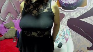 Horny Latina Milf Strips Completely Naked To Satisfy Your Desires